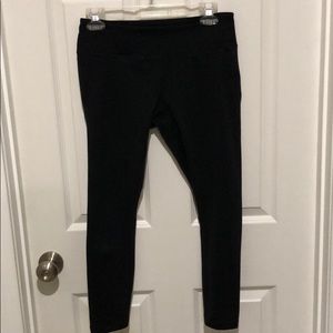 Zella capri leggings with mesh panel